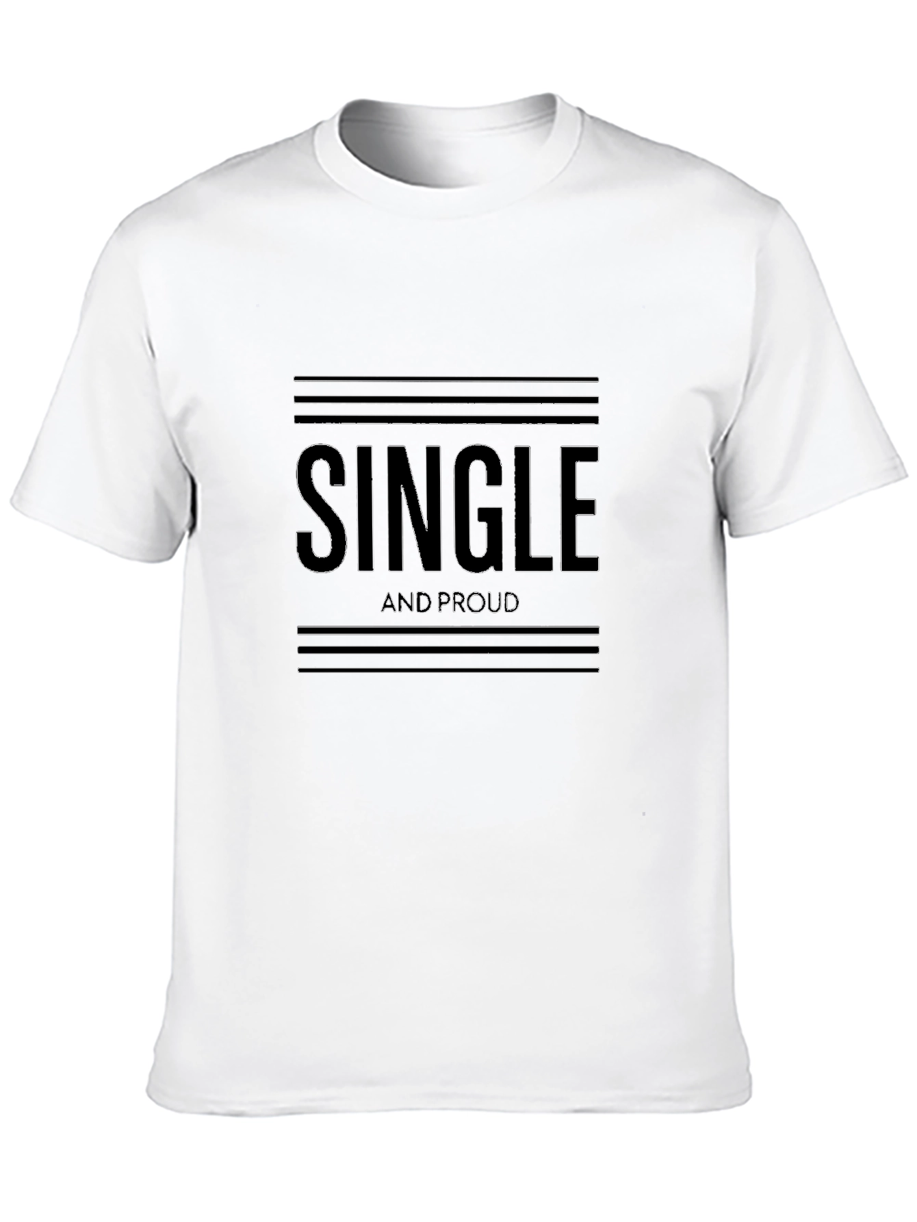 Black Single and Proud Black T-Shirt view 10