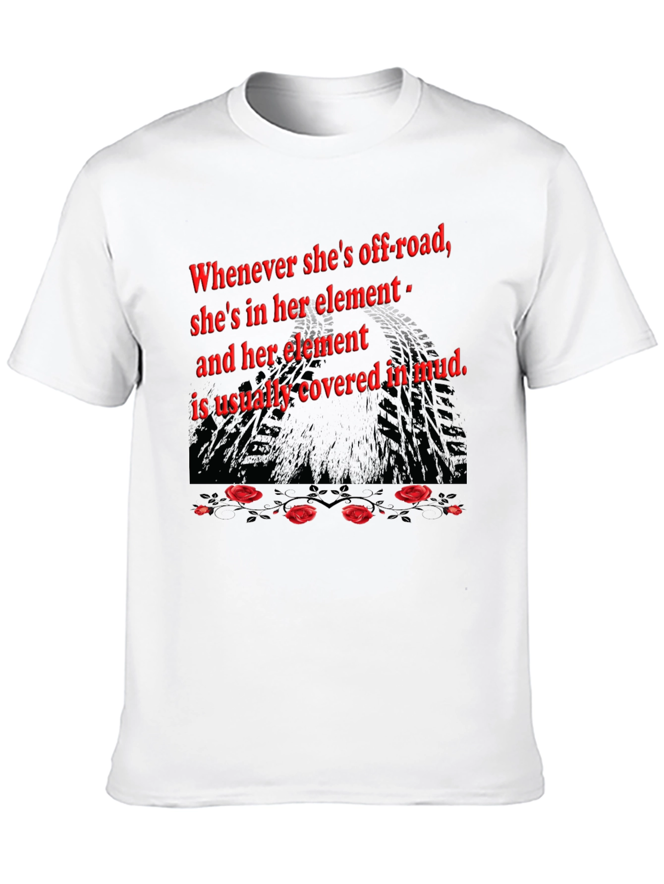 Black Off-Road Mud Element T-Shirt view 10