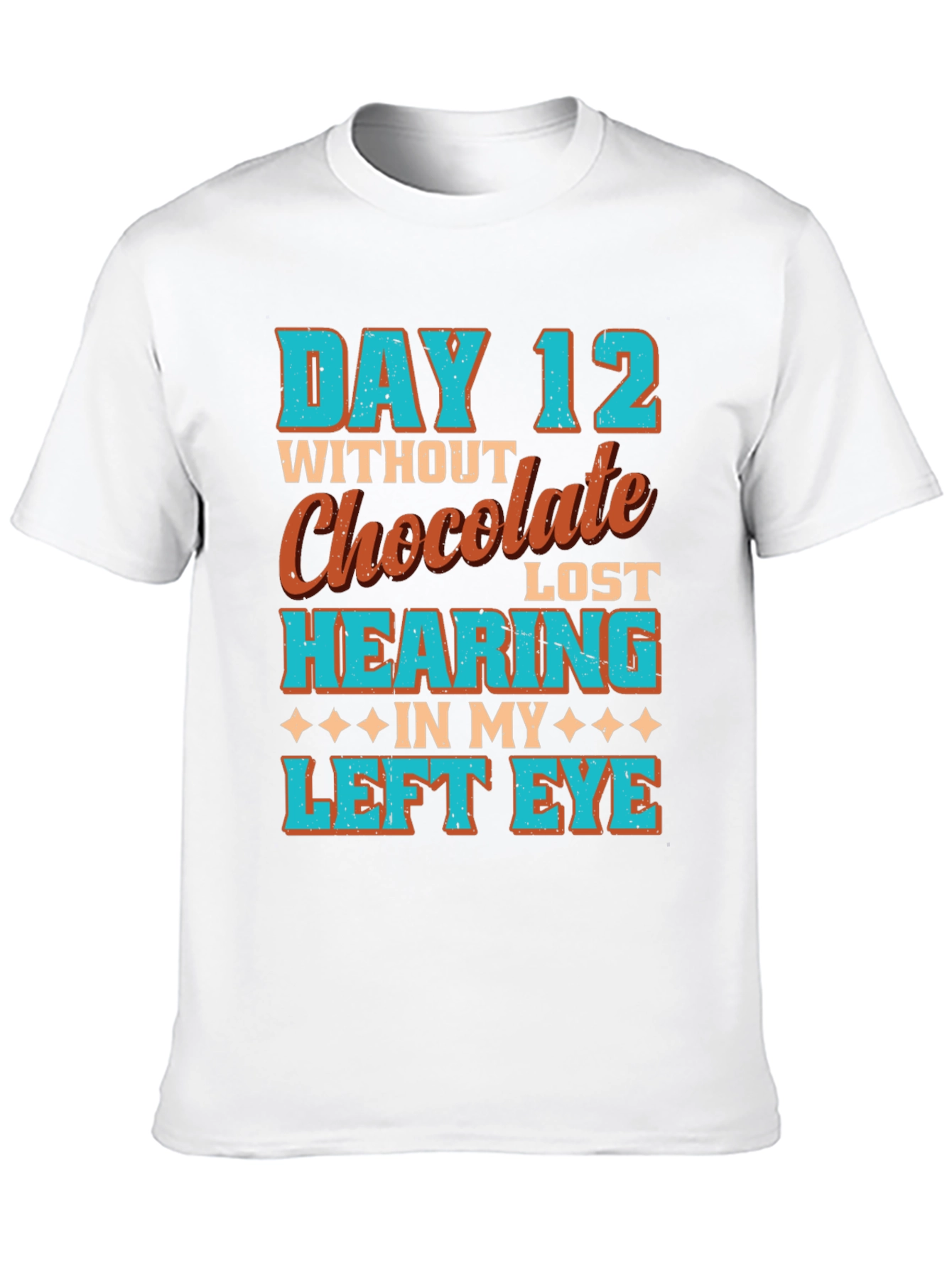 Black Funny Chocolate Withdrawal T-Shirt view 10