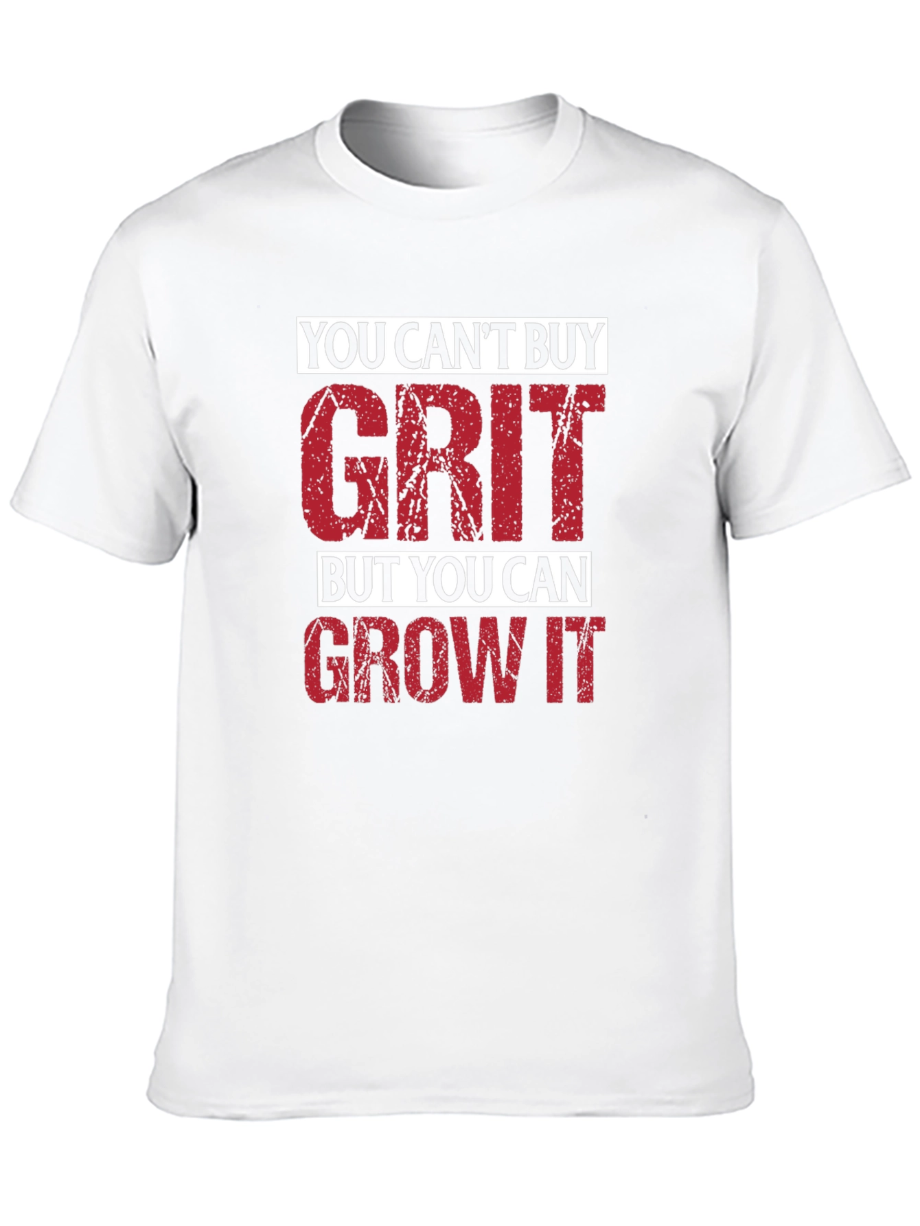 Black Motivational Grit Graphic T-Shirt - Men's Black Tee view 10