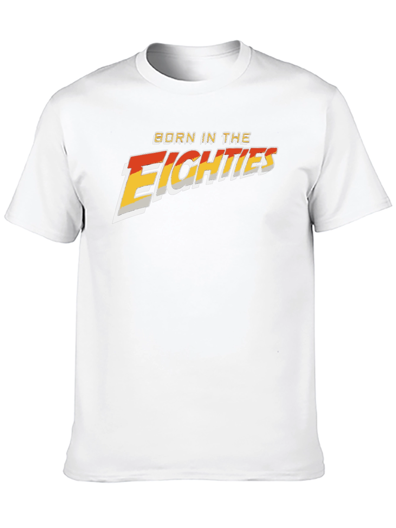 Black Born in the Eighties Black Graphic Tee view 10