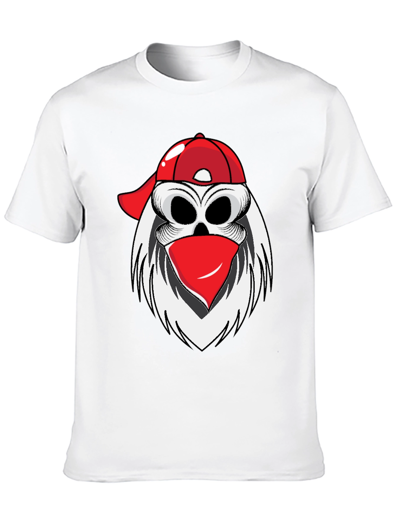 Black Skull Bandit Graphic Tee view 10