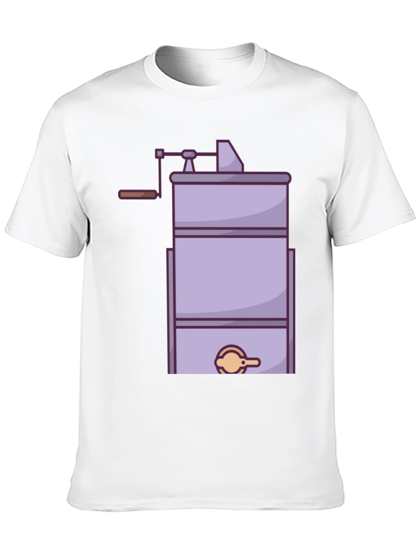 Black Honey Extractor Graphic Tee - Beekeeping T-Shirt view 10