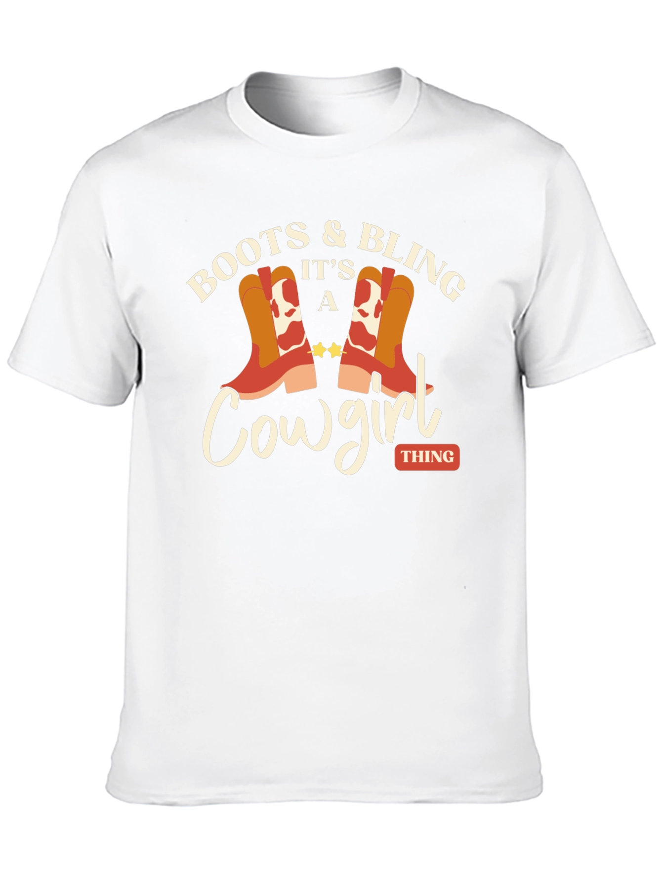 Boots & Bling Cowgirl T-Shirt - 10