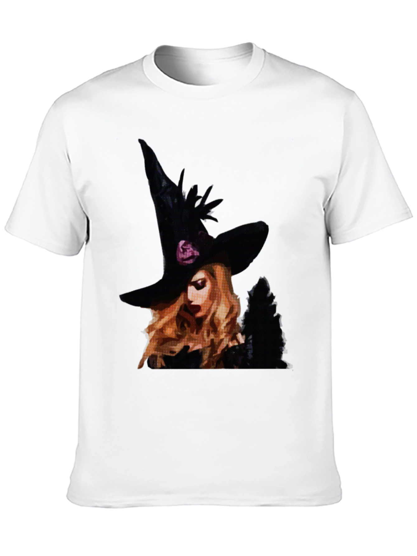 Black Witch Graphic Tee - Halloween Shirt view 10