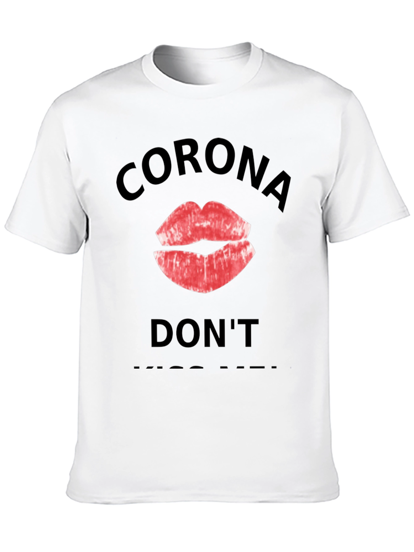 Black Corona Don't Kiss Me Black T-Shirt view 10