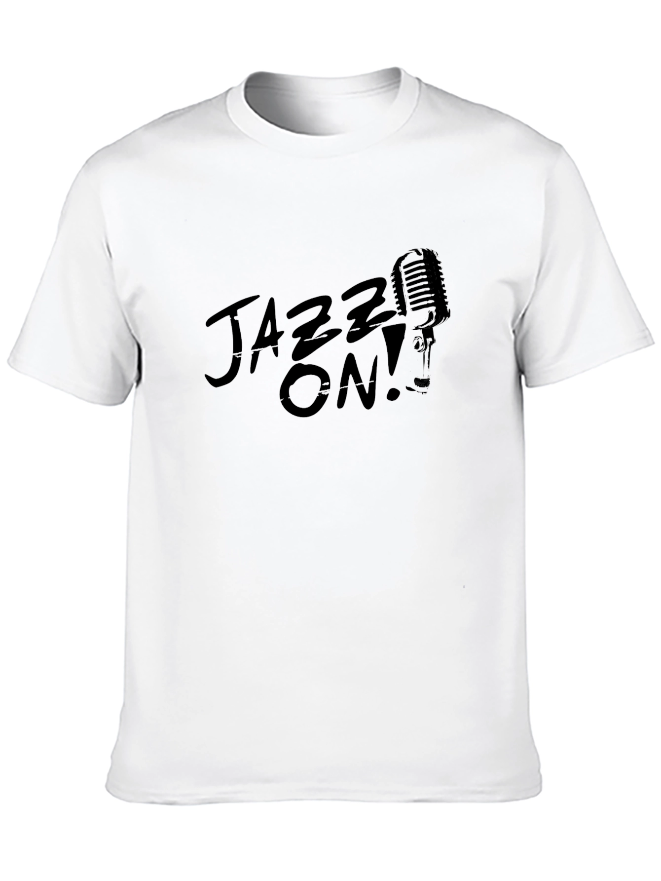 Black Jazz On! Black Graphic Print T-Shirt view 10