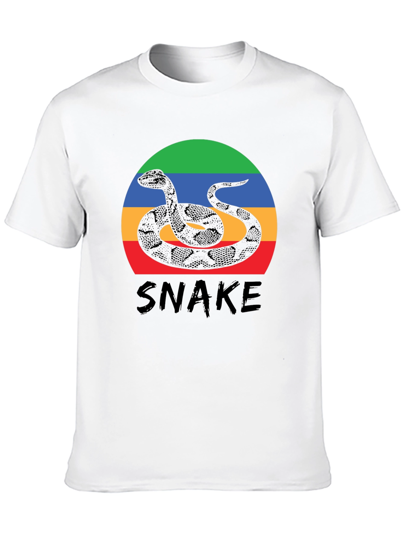 Black Snake Graphic Tee - Retro Style view 10