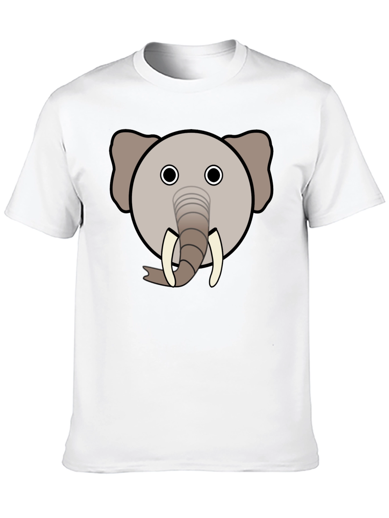 Black Elephant Graphic Tee - Black Cotton Blend view 10