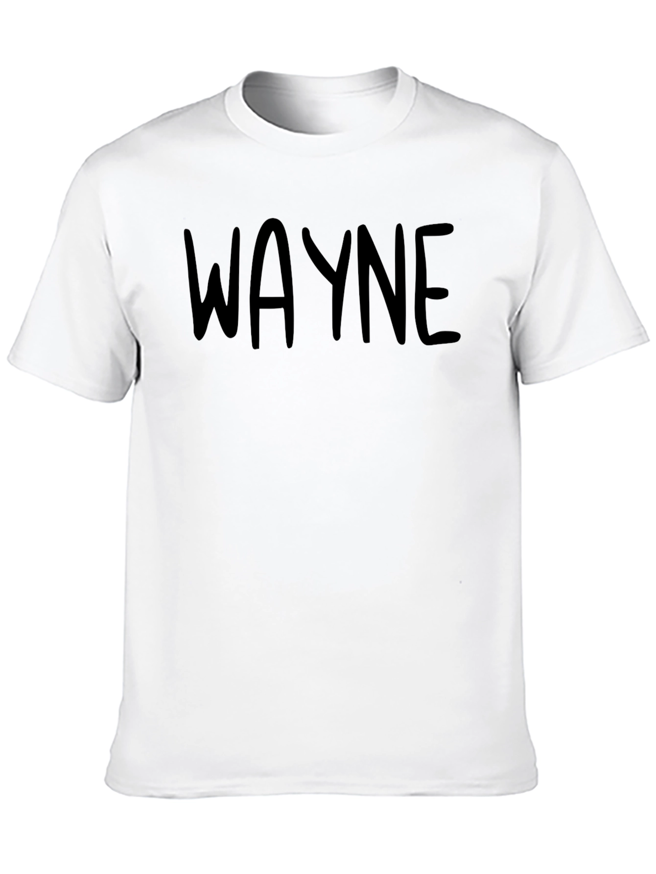 Black Wayne Graphic Tee - Classic Style view 10