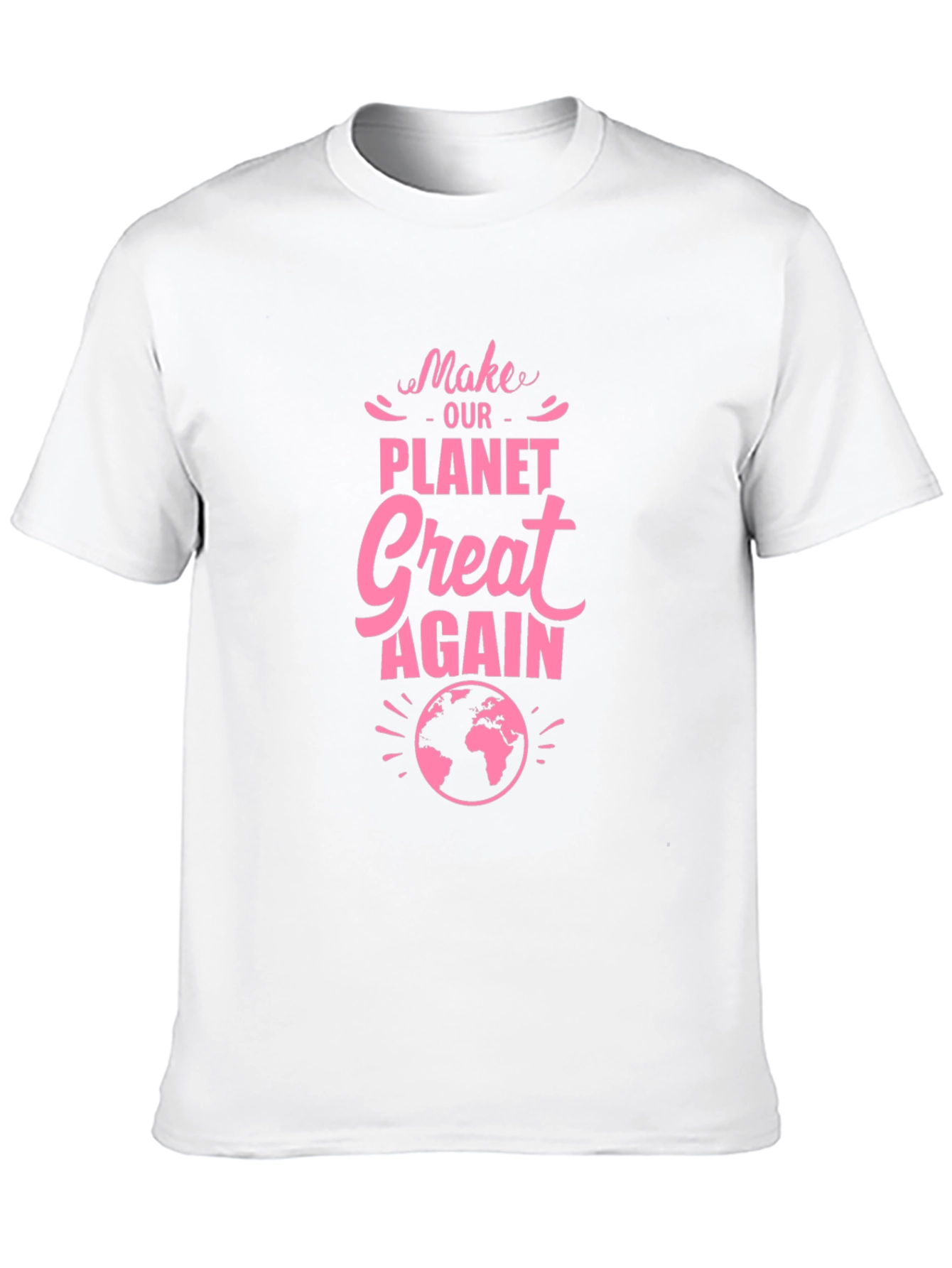 Black Make Our Planet Great Again Graphic Tee view 10