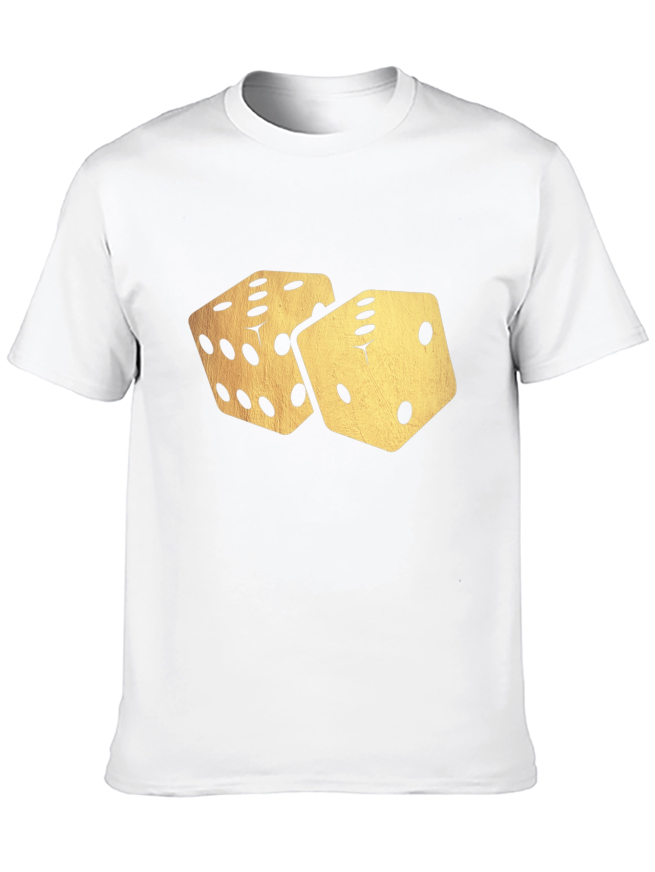 Black Dice Graphic T-Shirt - Lucky Roll Design view 10