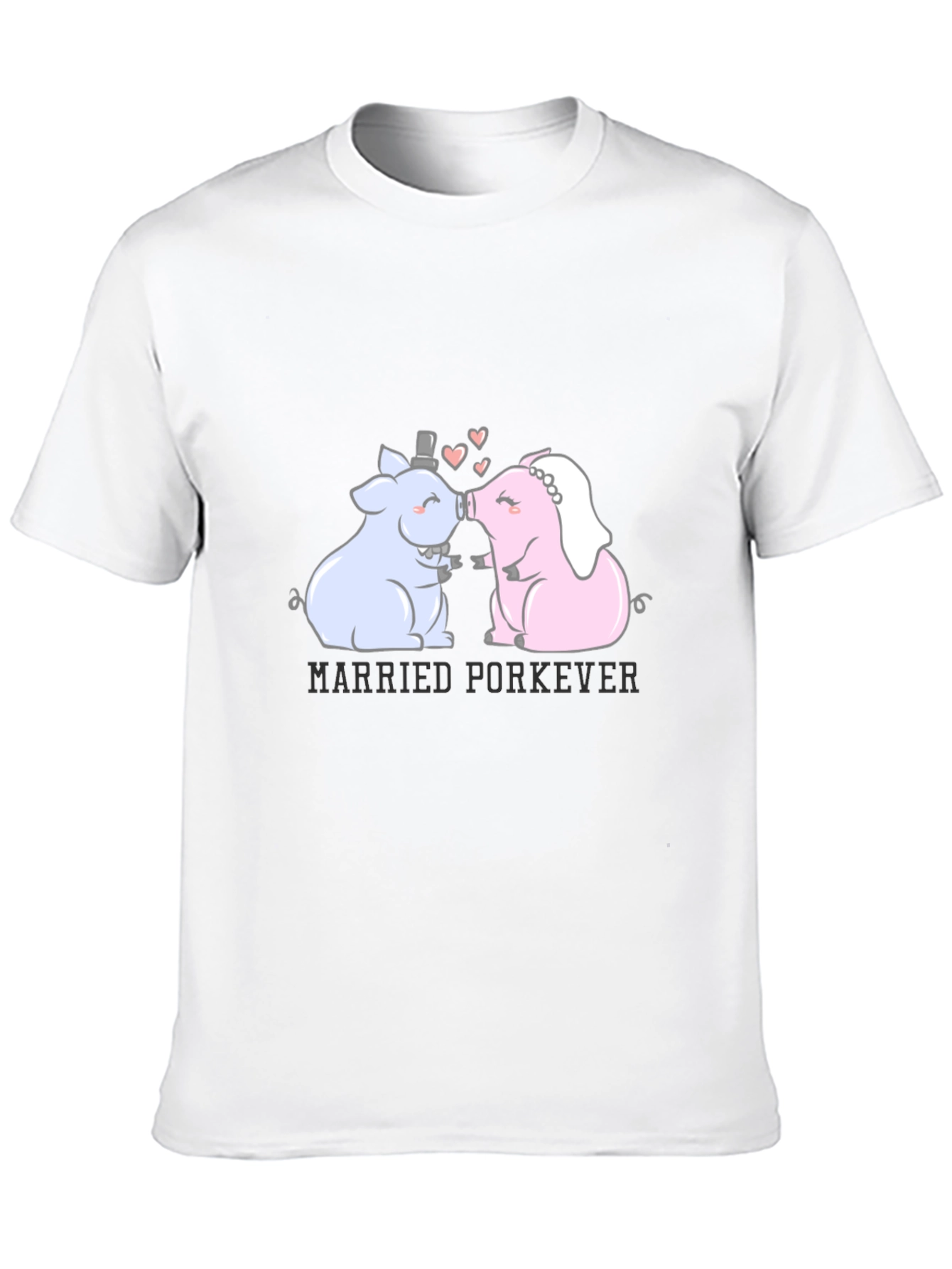 Black Married Porkever T-Shirt view 10