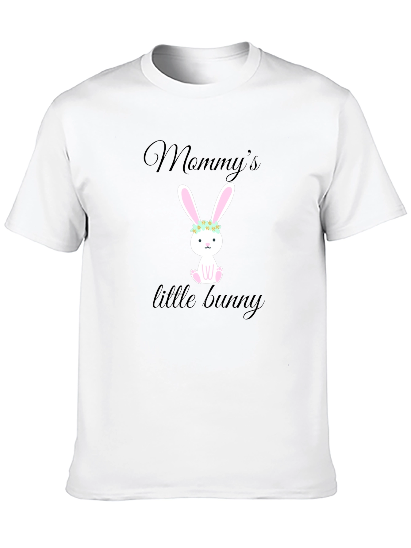 Black Mommy's Little Bunny T-Shirt view 10