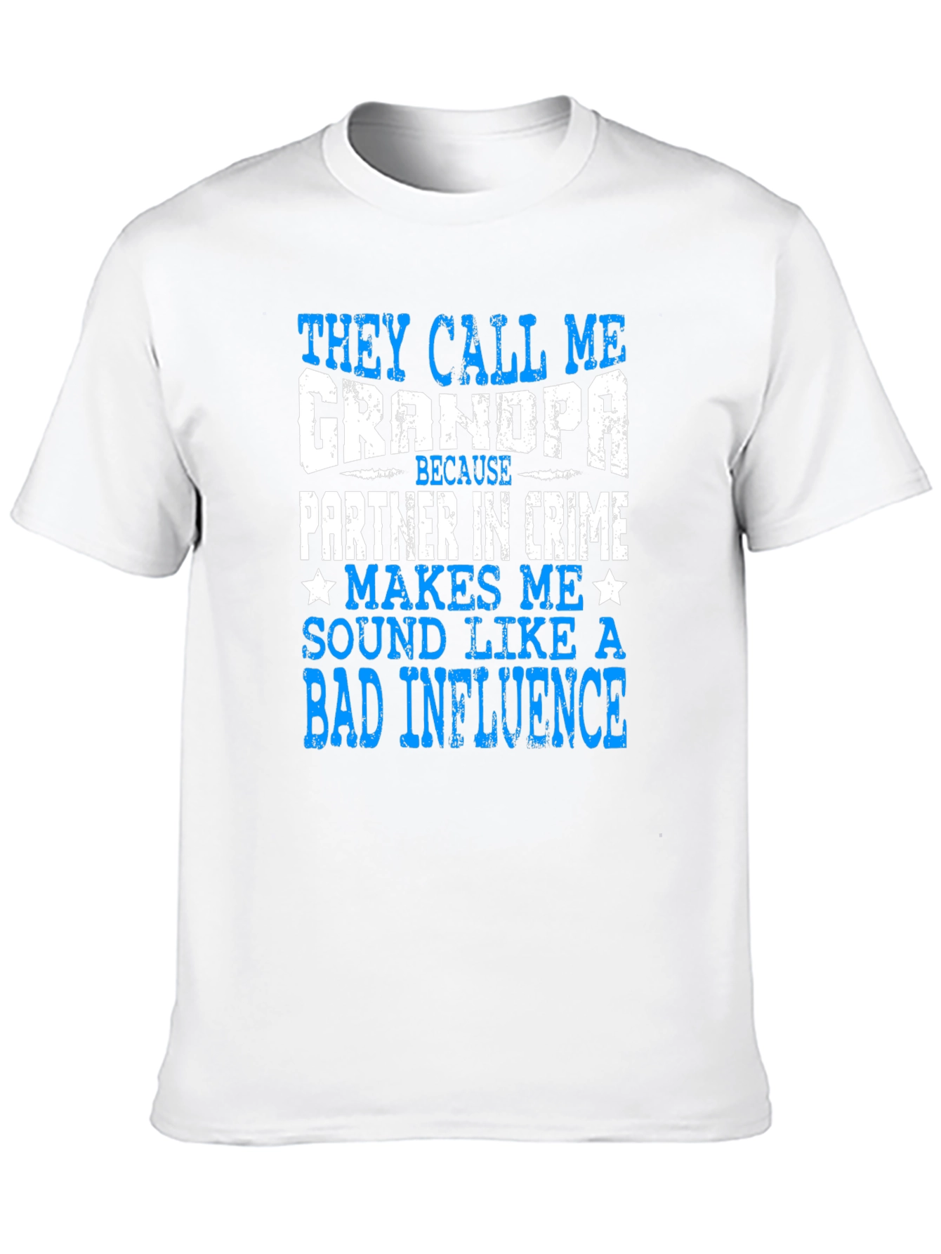 Black Funny Grandpa T-Shirt - Bad Influence view 10
