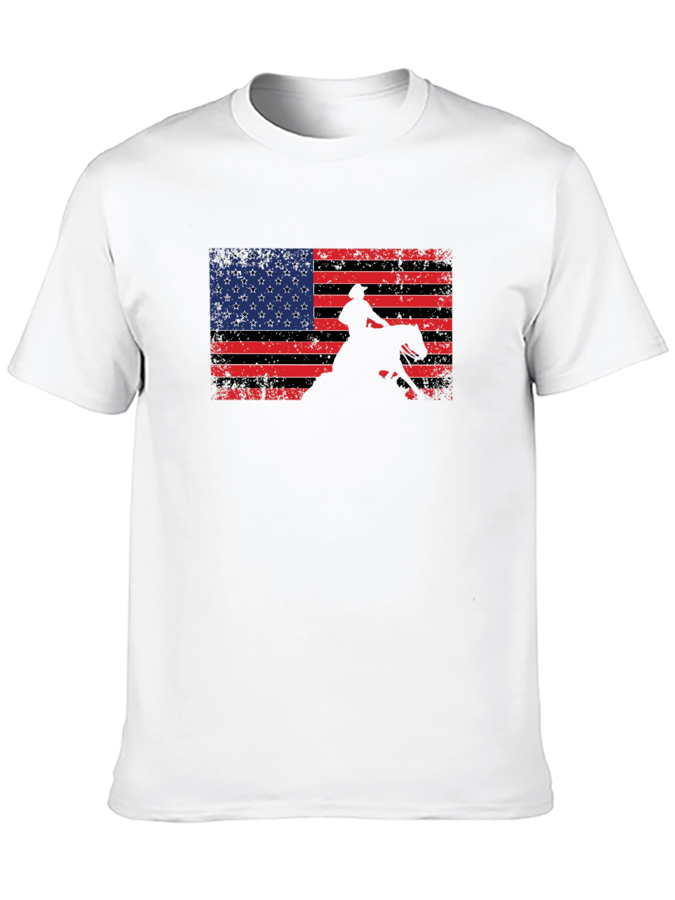 American Flag Rodeo T-Shirt - 10