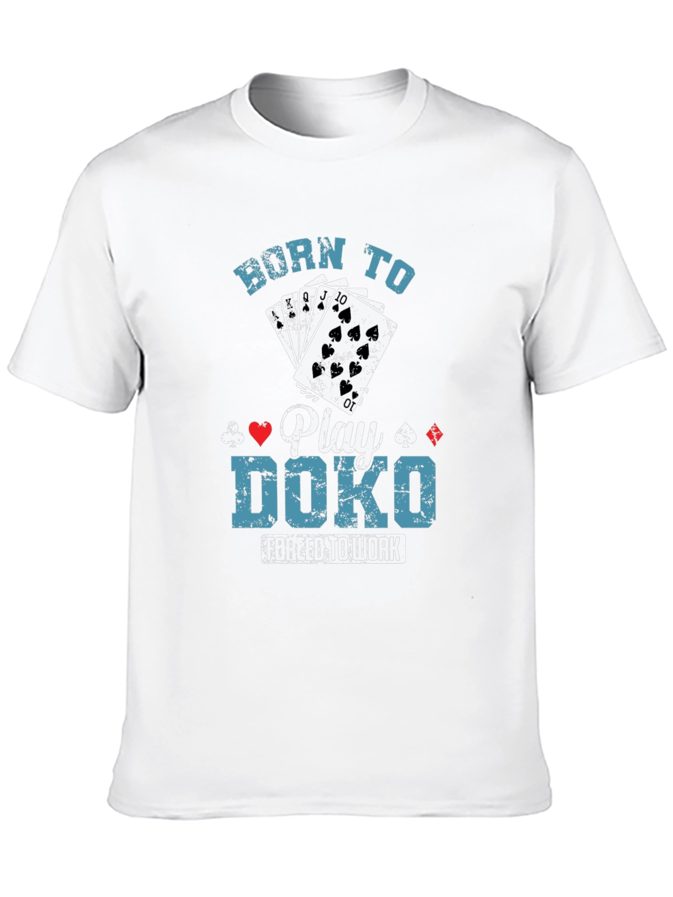 Black Born to Play Doko T-Shirt view 10