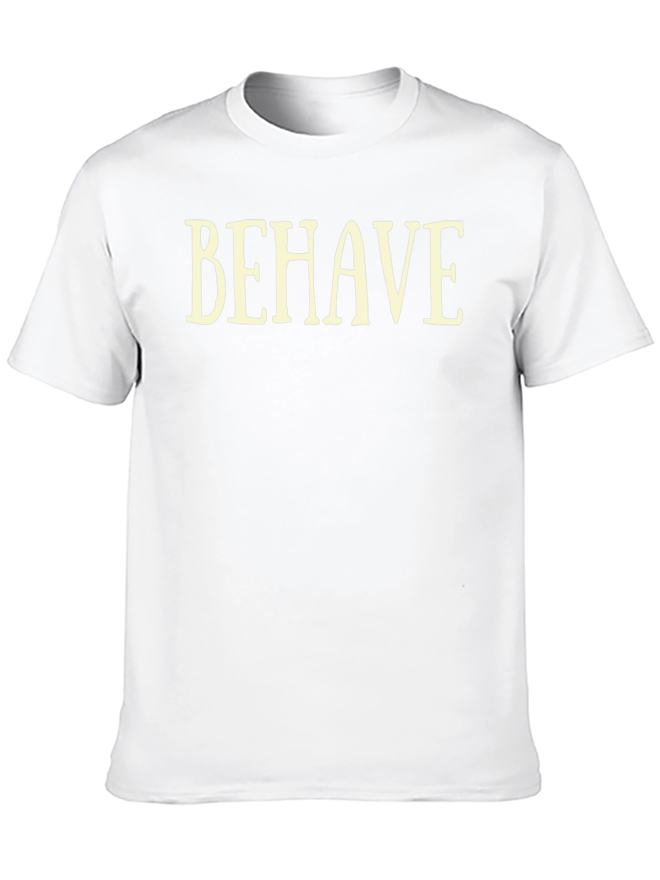 Black Behave T-Shirt - Classic Black Tee view 10