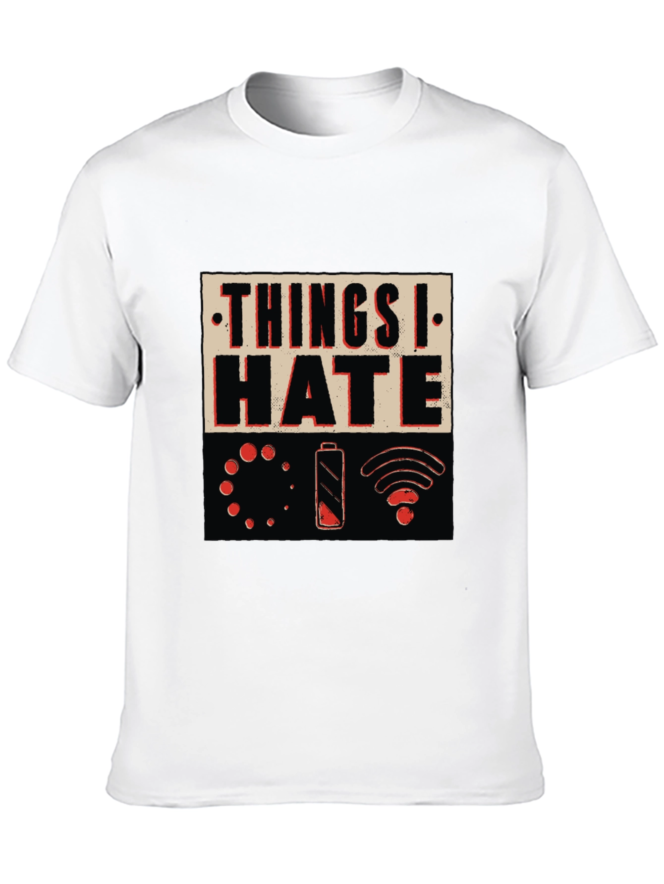 Black Things I Hate T-Shirt - Humorous Graphic Tee view 10