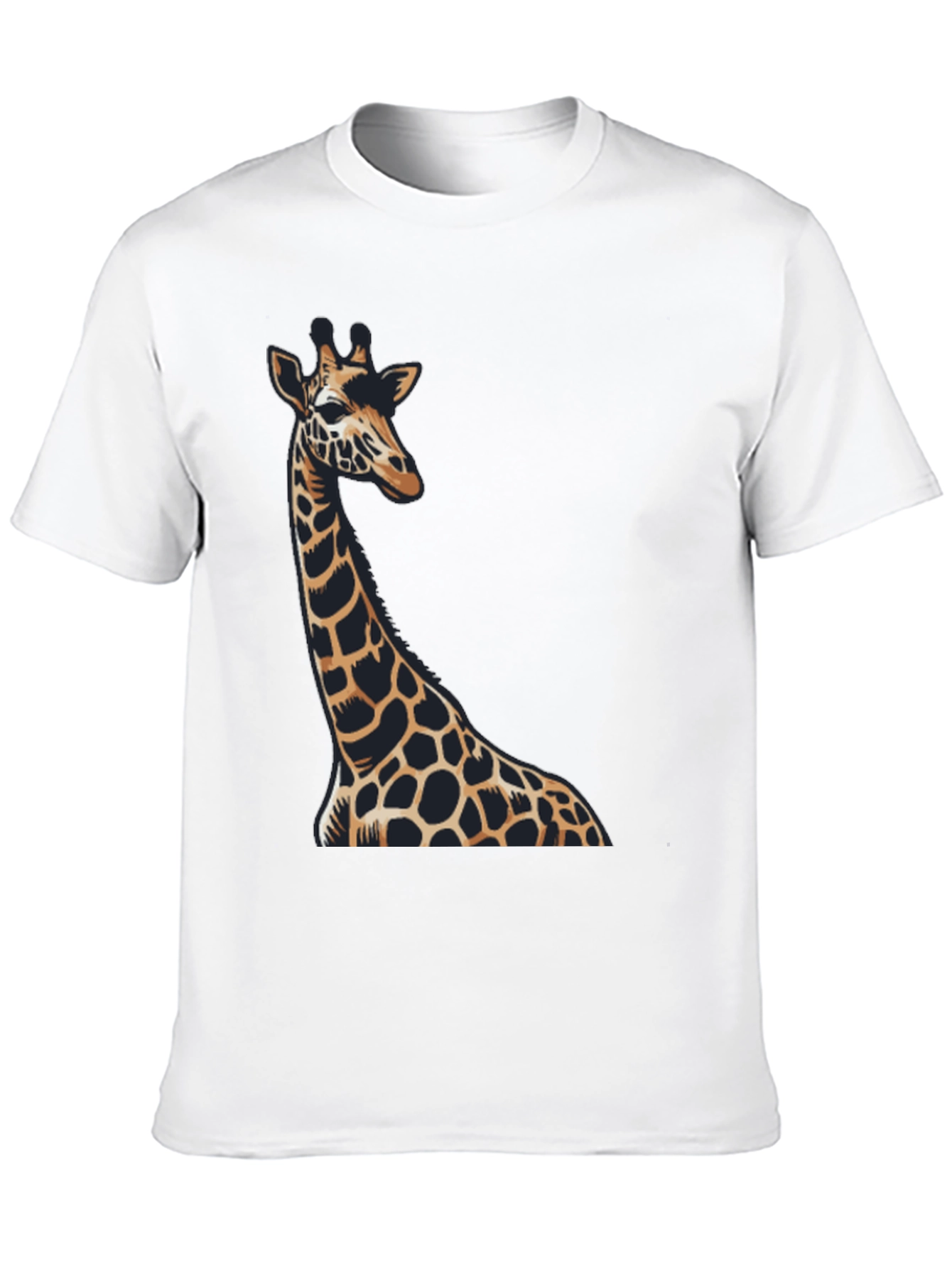 Black Giraffe Graphic Black T-Shirt view 10