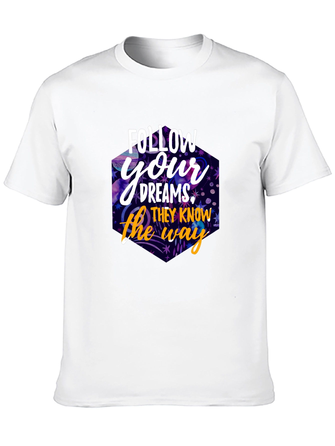 Black Follow Your Dreams Graphic T-Shirt view 10