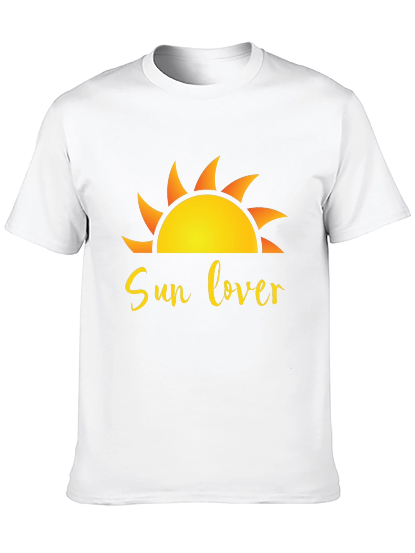 Black Sun Lover Graphic Black T-Shirt view 10