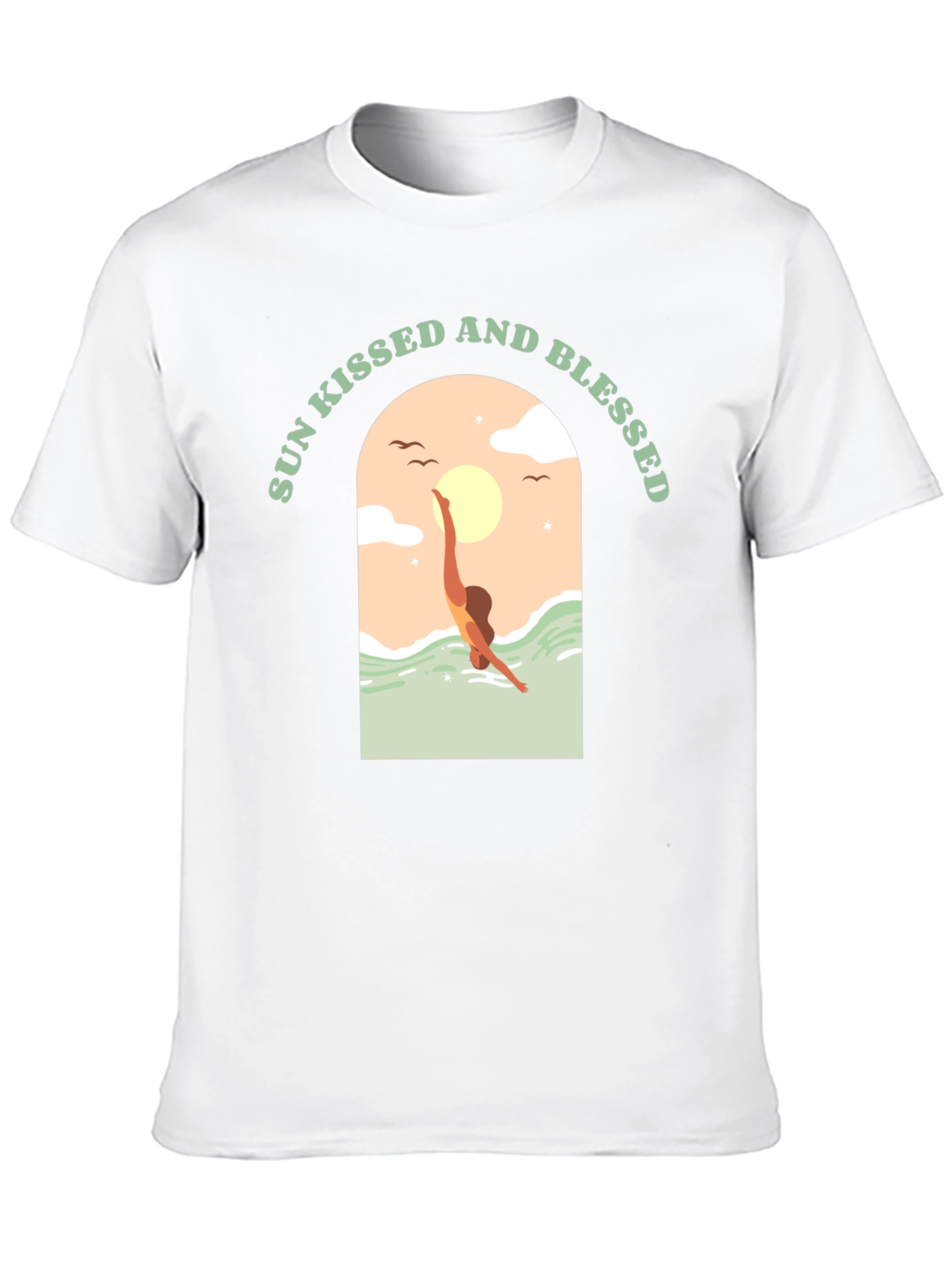 Black Sun Kissed & Blessed Black T-Shirt view 10