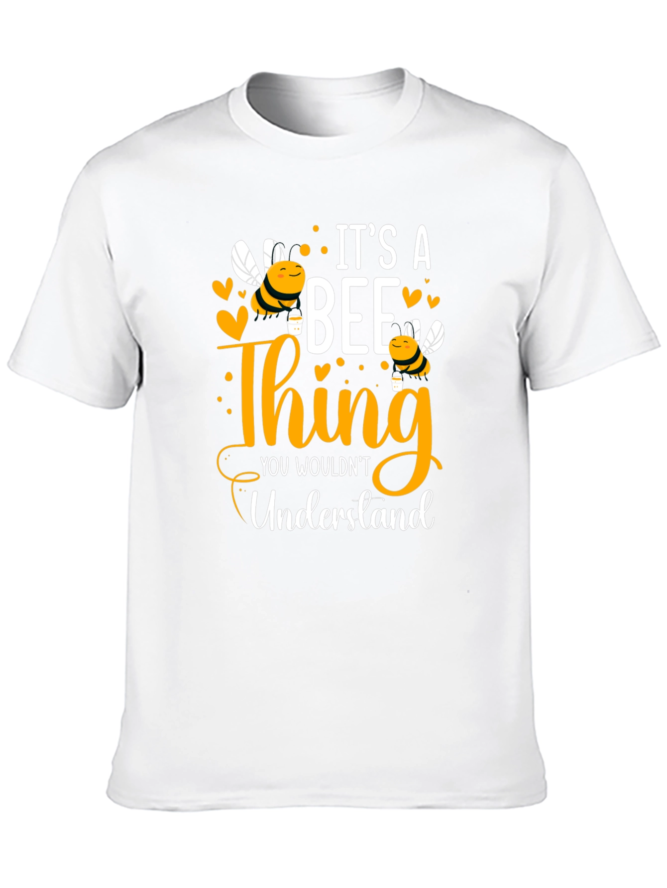 Black It's a Bee Thing T-Shirt - Unisex Cotton Tee view 10