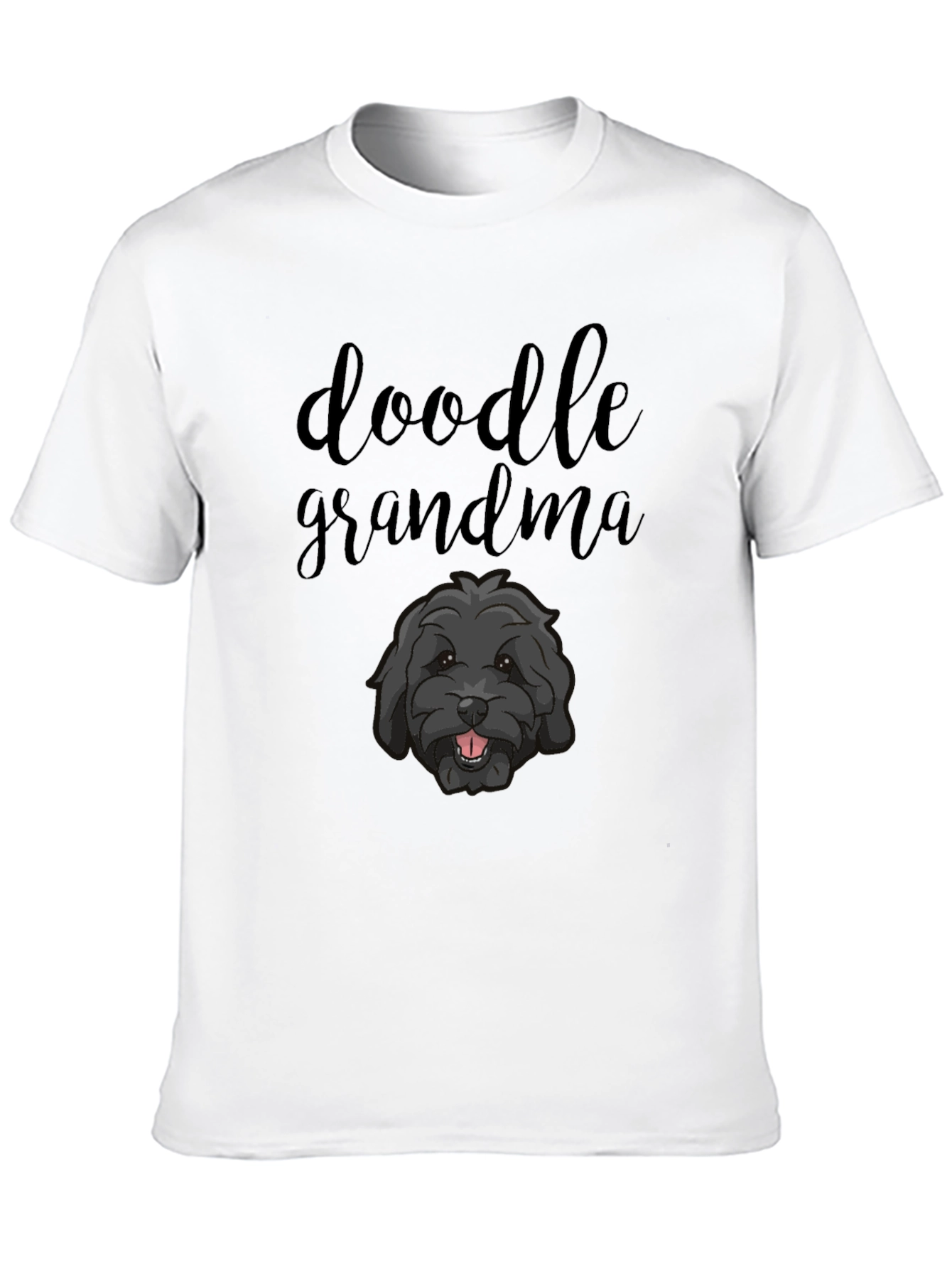 Black Doodle Grandma T-Shirt - Cute Dog Lover Tee view 10