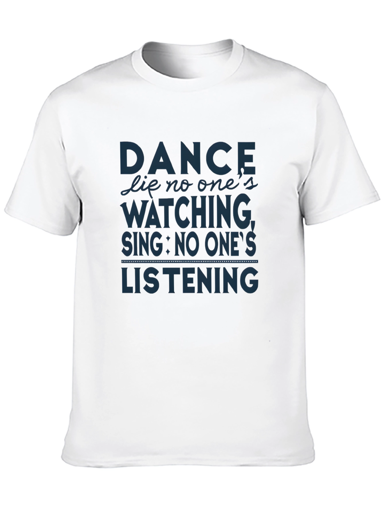 Black Dance Like No One's Watching Graphic T-Shirt view 10