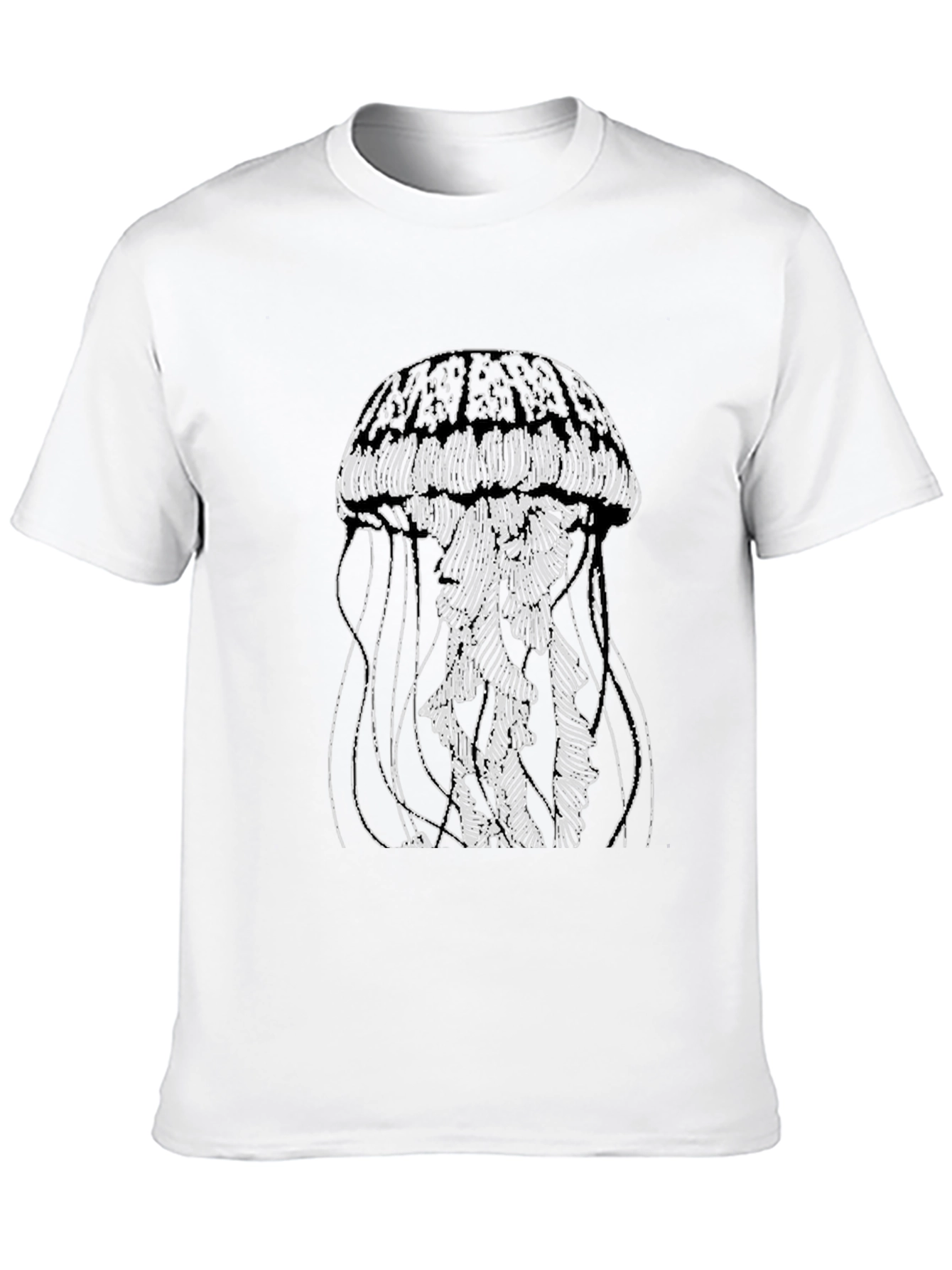 Black Jellyfish Graphic Tee - Black view 10