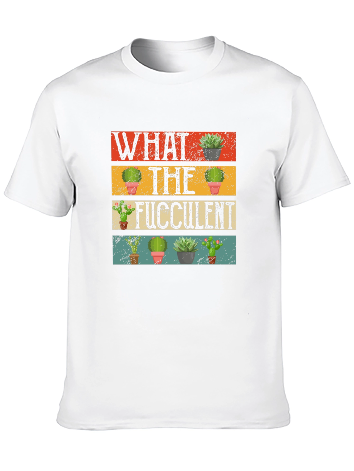 Black What the Fucculent Graphic Tee view 10