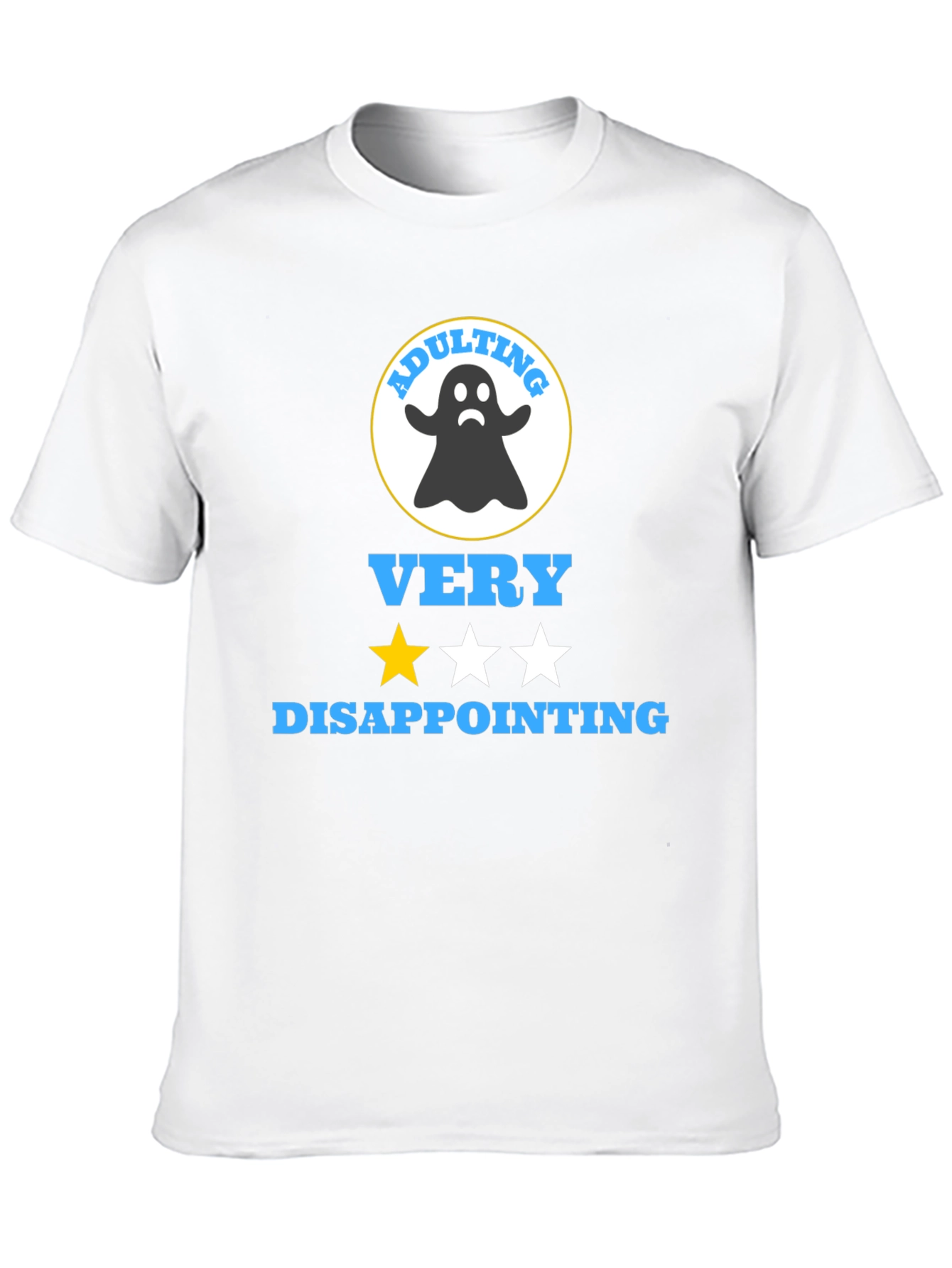 Black Adulting Disappointing Graphic T-Shirt view 10