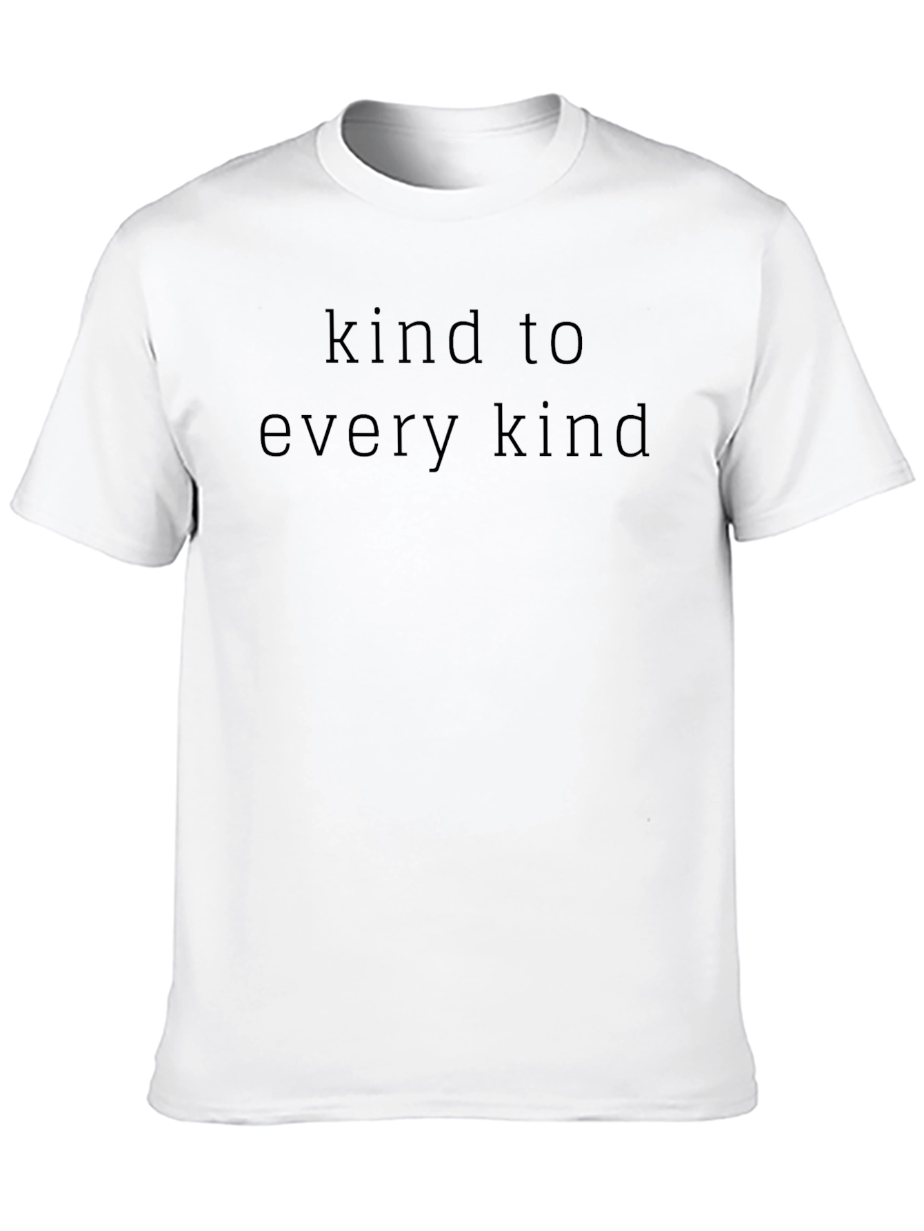 Black Kind to Every Kind Graphic Tee - Unisex Soft Cotton T-Shirt view 10