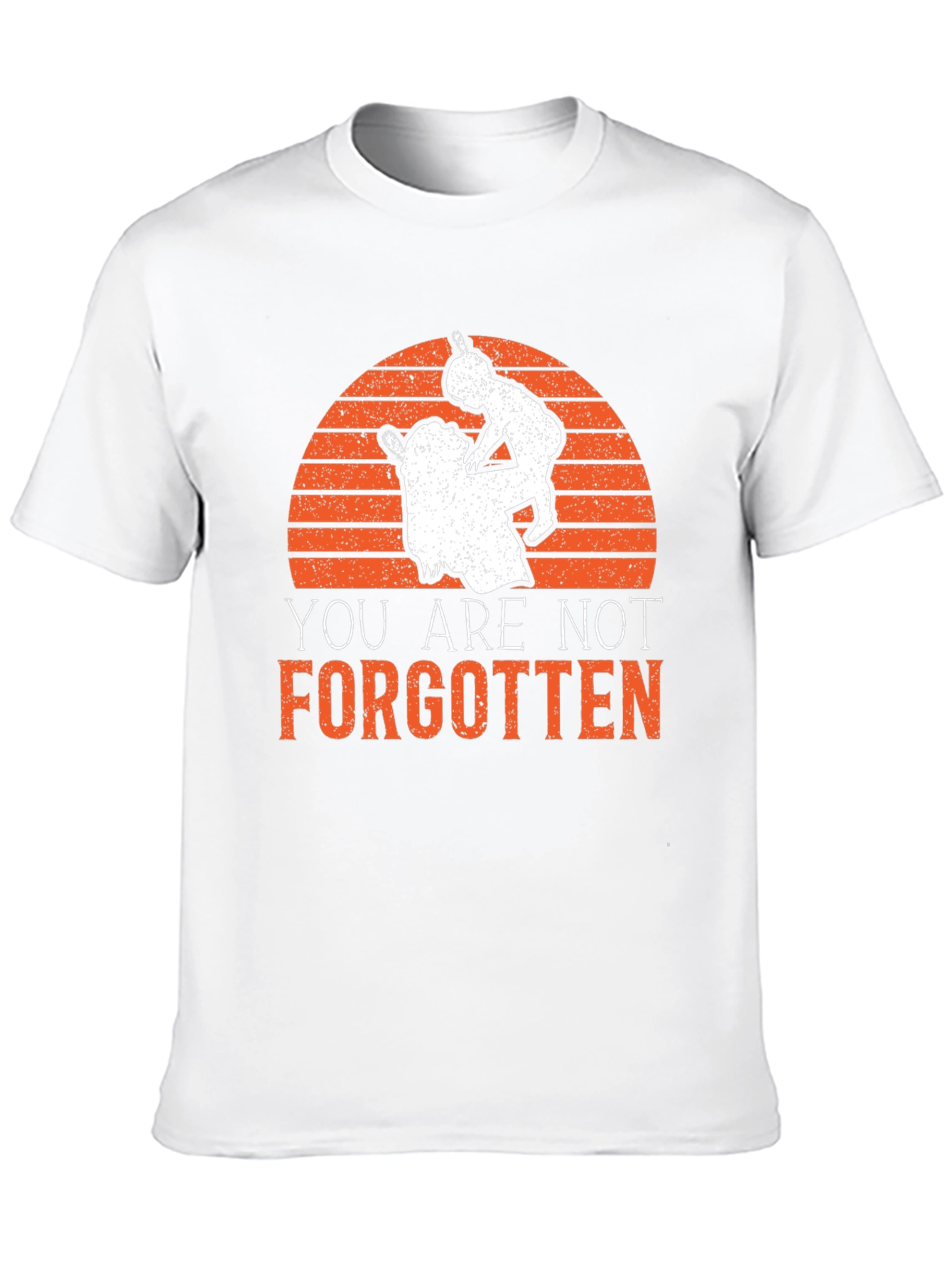 Black You Are Not Forgotten Graphic T-Shirt view 10
