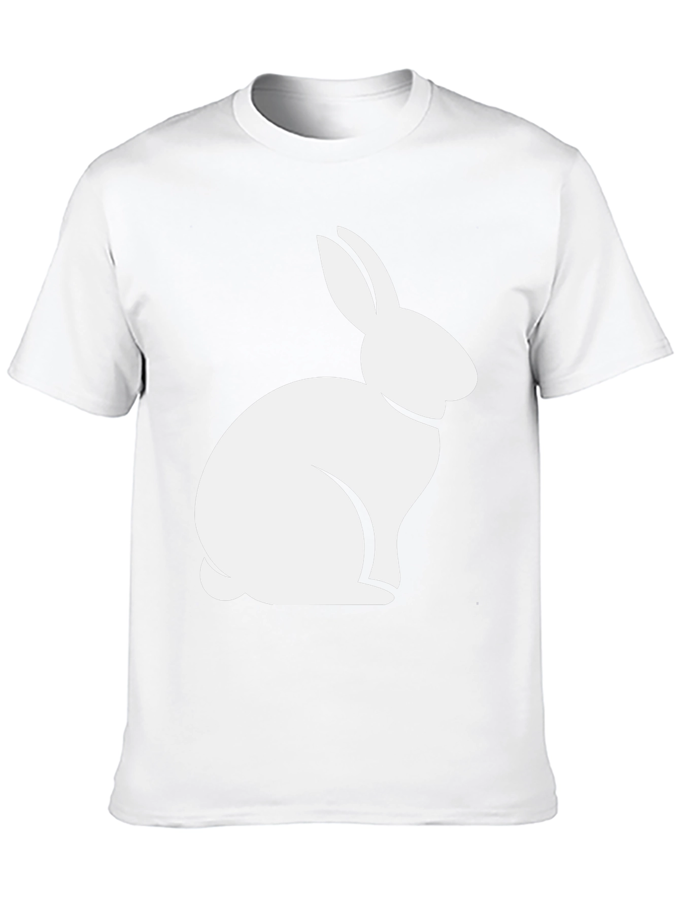 Black Rabbit Graphic Tee - Black Casual T-Shirt view 10