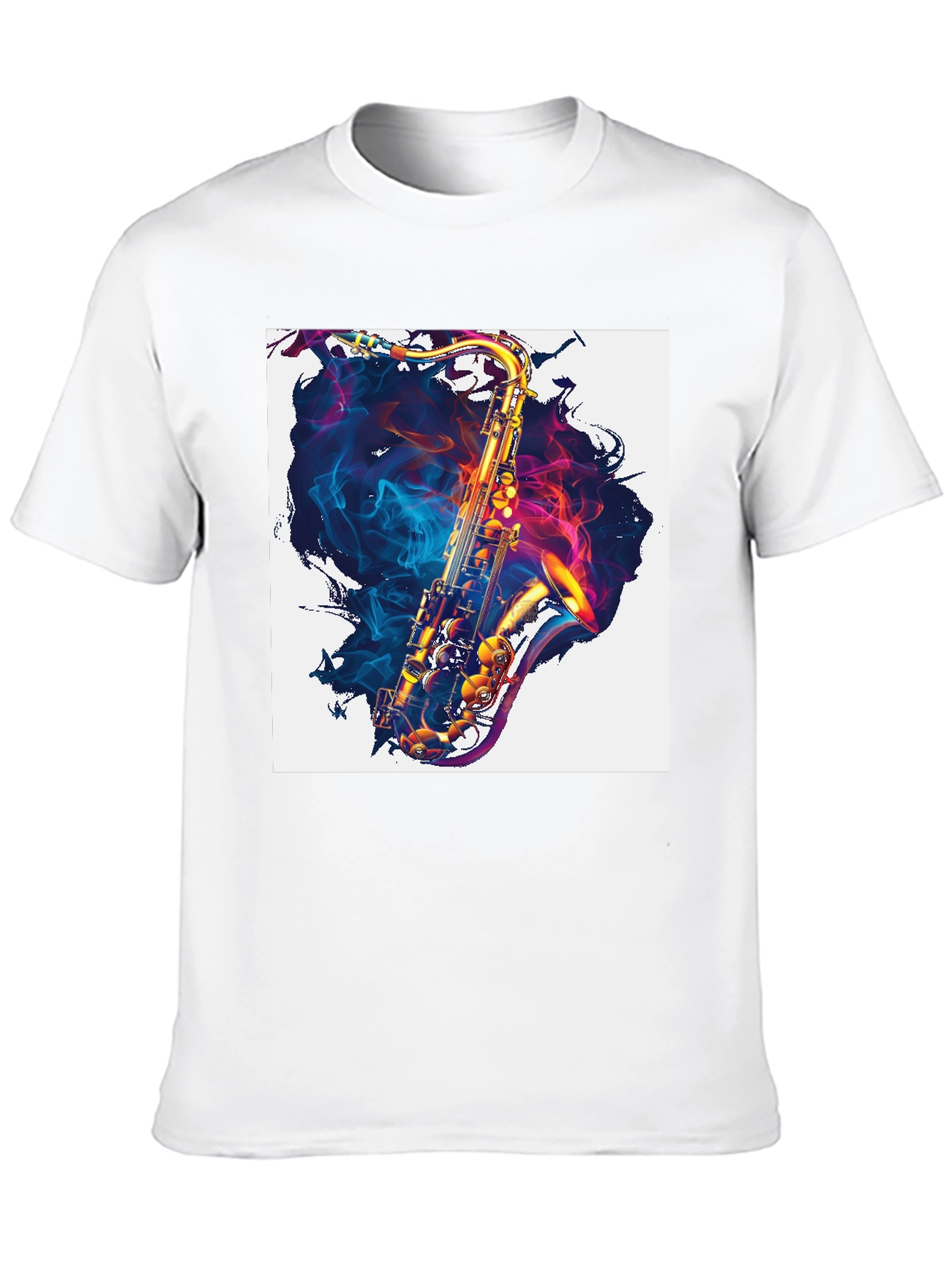 Black Saxophone Graphic Print Tee view 10