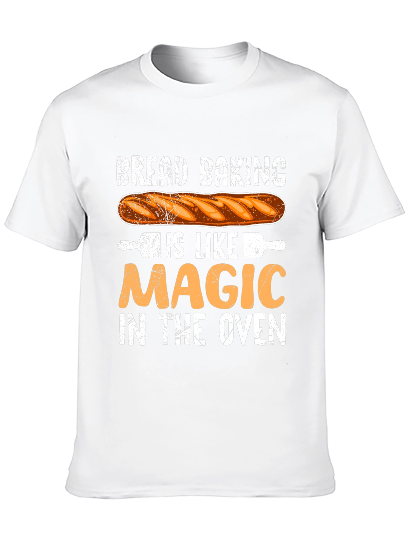 Black Bread Baking Magic T-Shirt view 10
