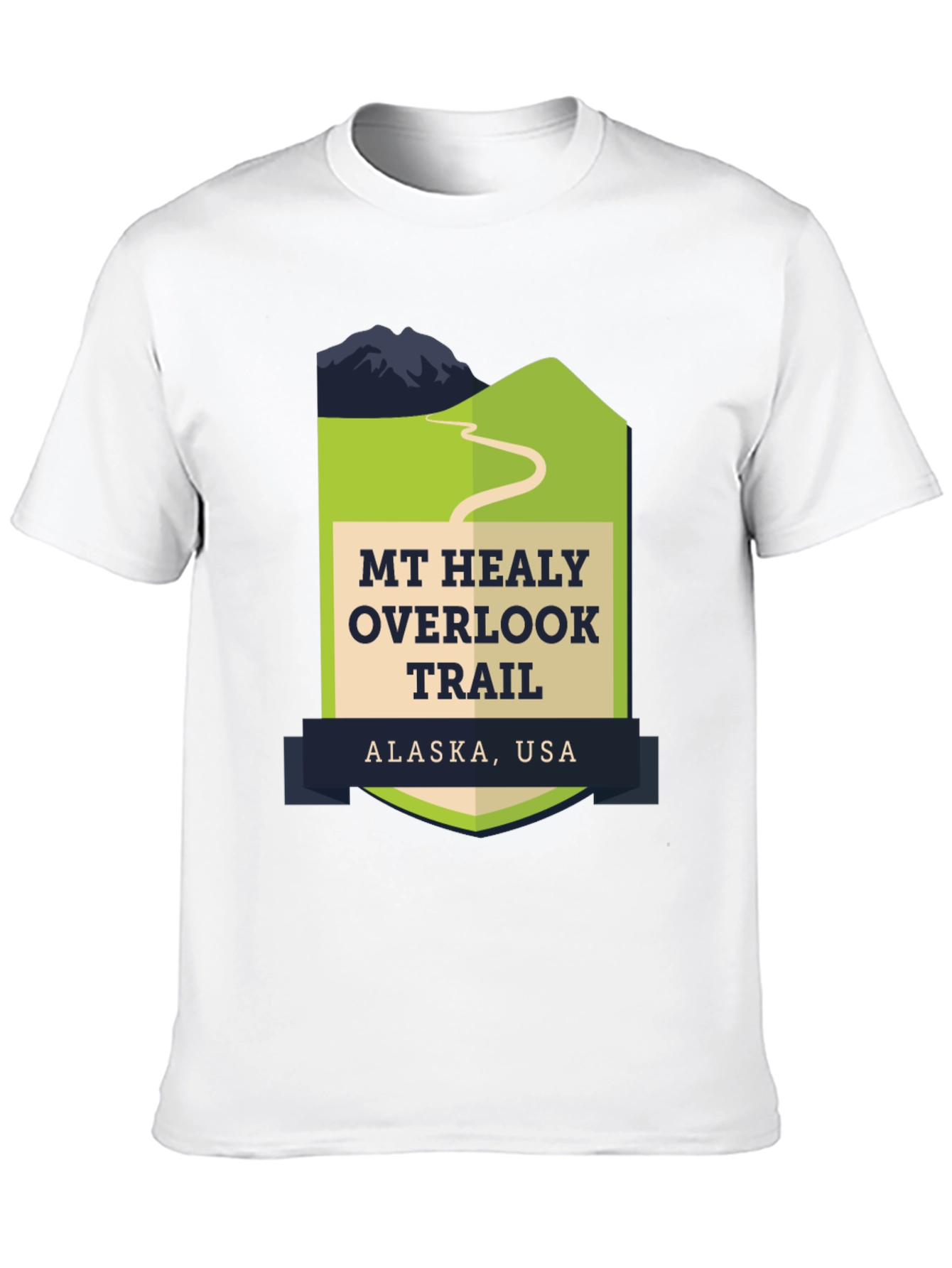 Black Mt. Healy Overlook Trail Alaska T-Shirt view 10
