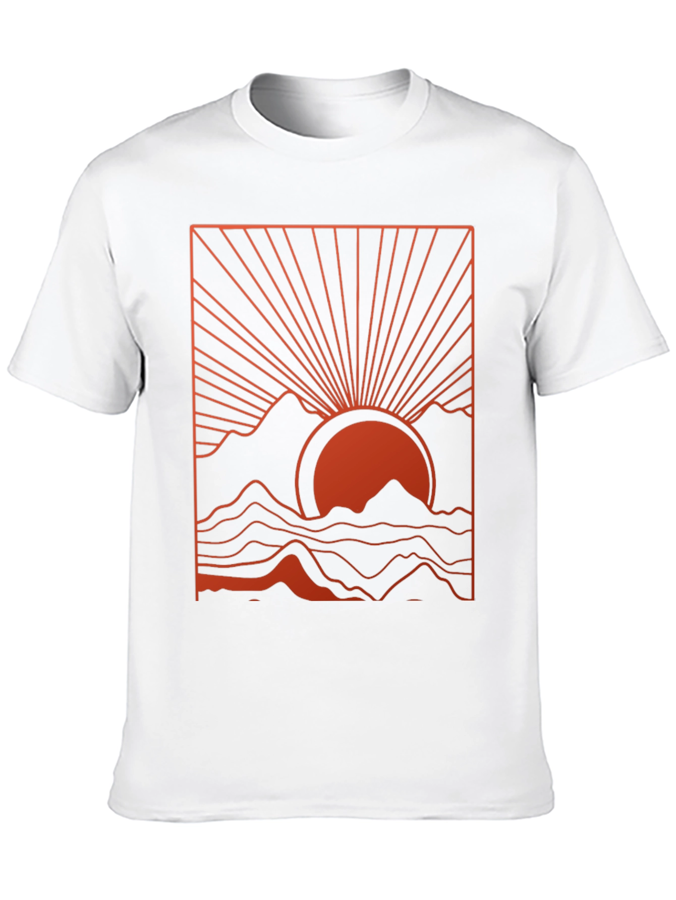 Black Sunset Graphic T-Shirt - Black view 10