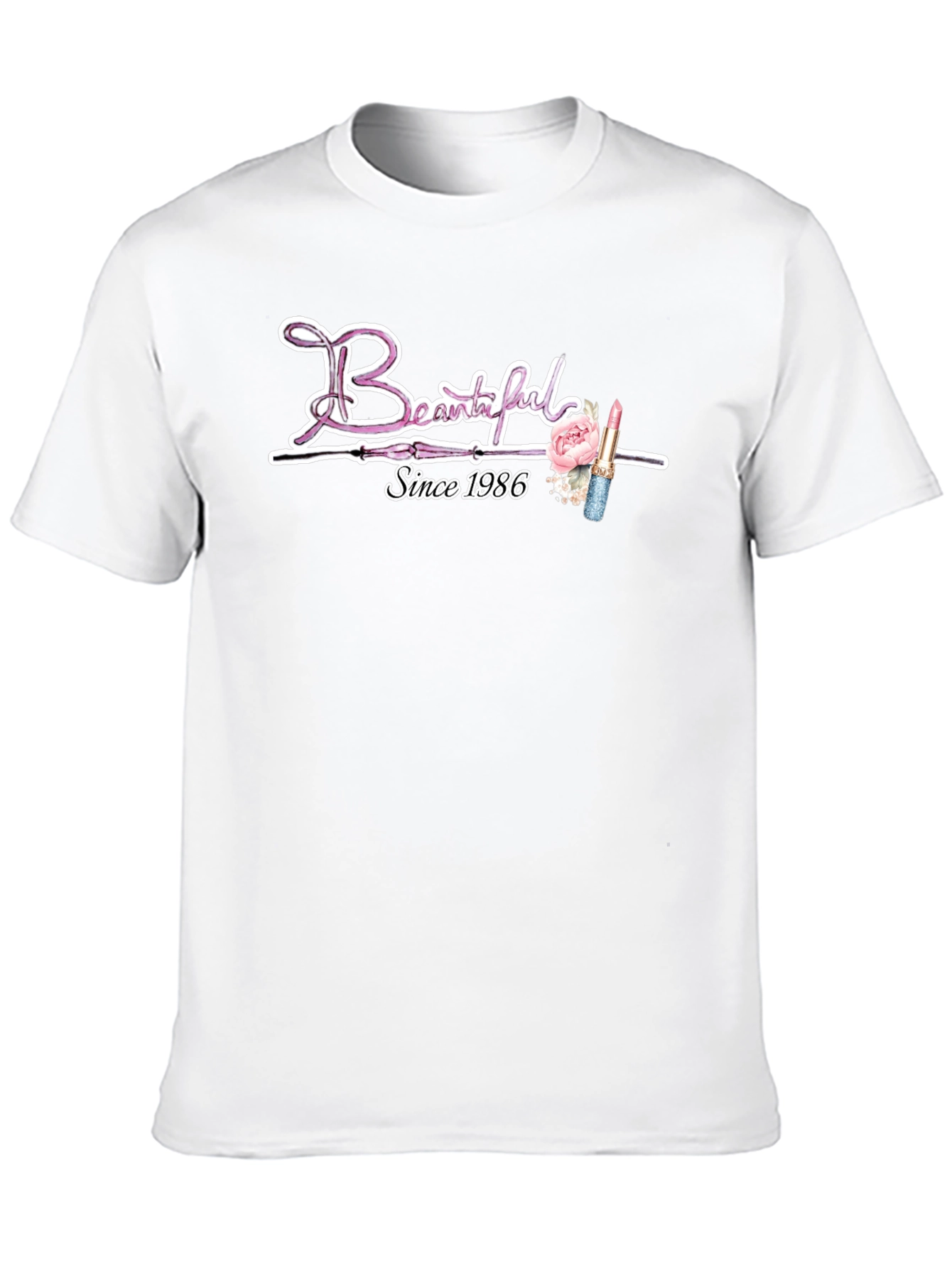 Black Beautiful Since 1986 Graphic Tee view 10