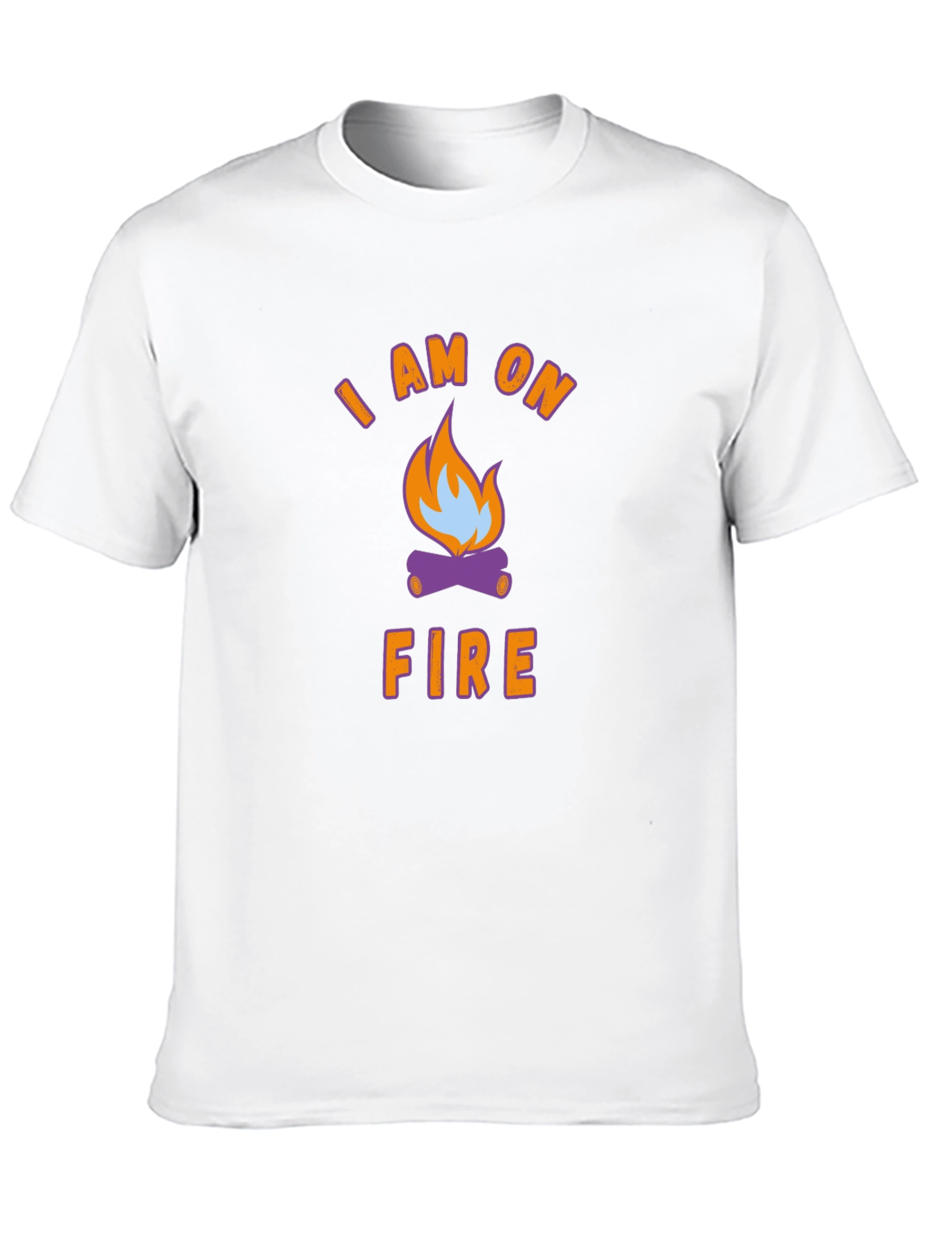 Black I Am On Fire Graphic Tee view 10