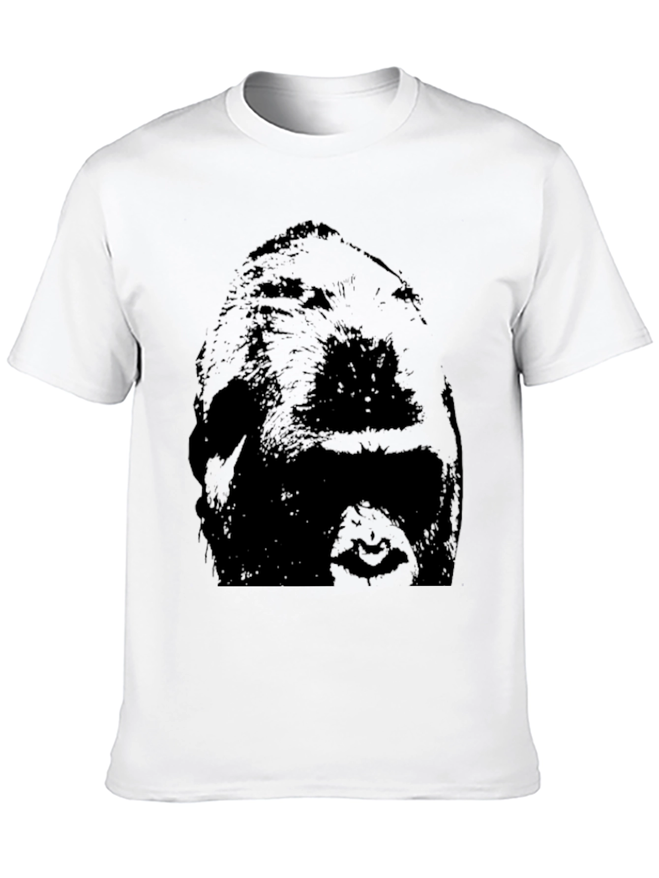 Black Bold Graphic Tee - Black T-Shirt with Dark Print view 10