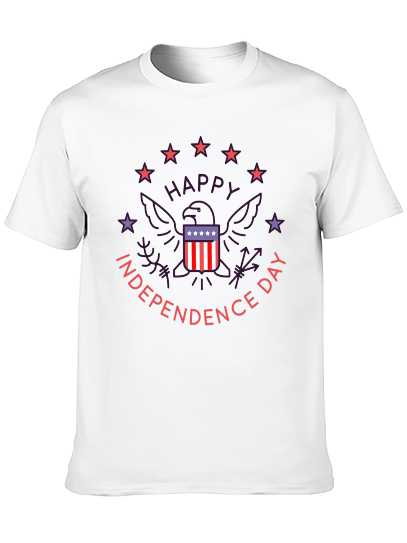 Black Patriotic Independence Day Graphic T-Shirt view 10