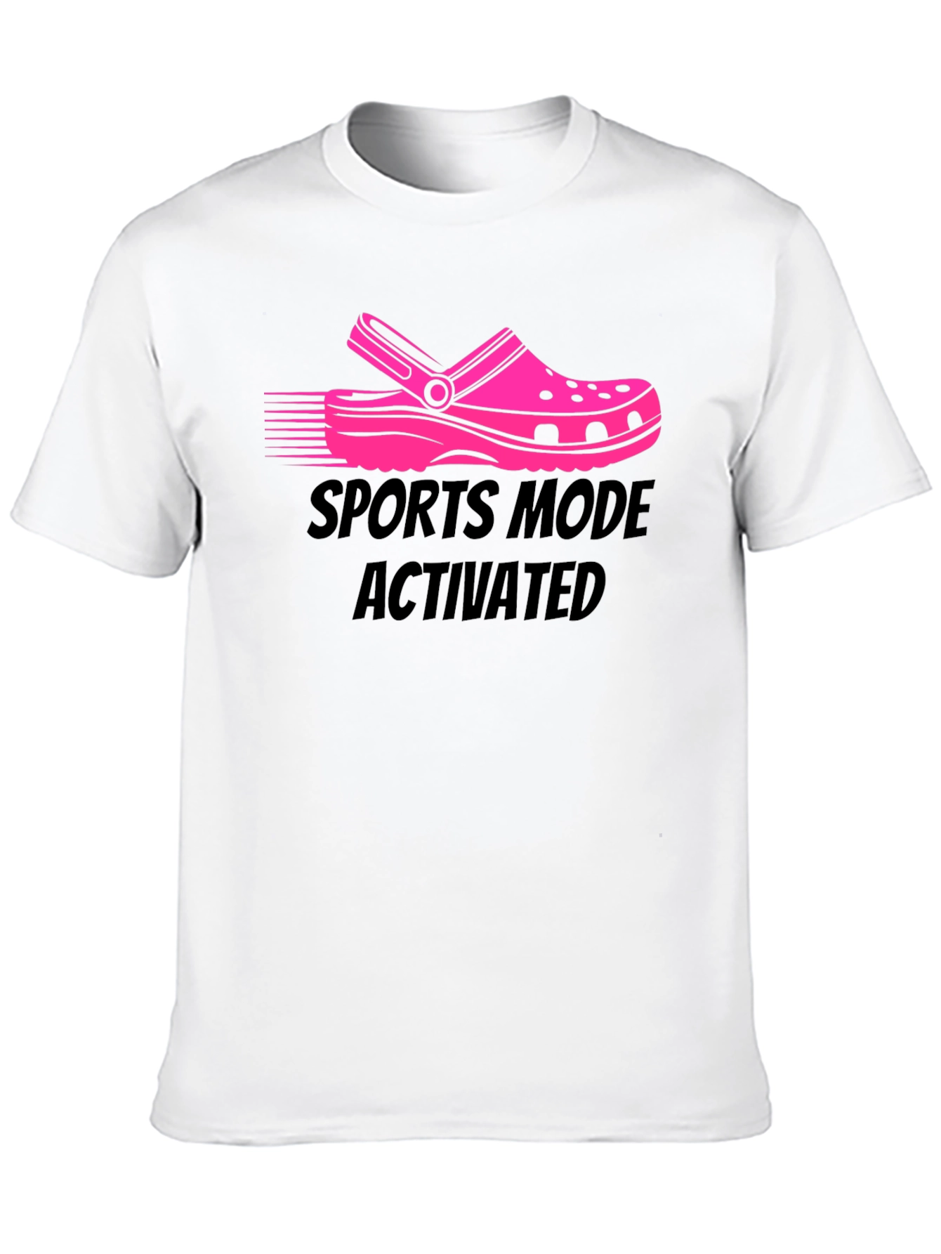 Black Sports Mode Activated T-Shirt view 10