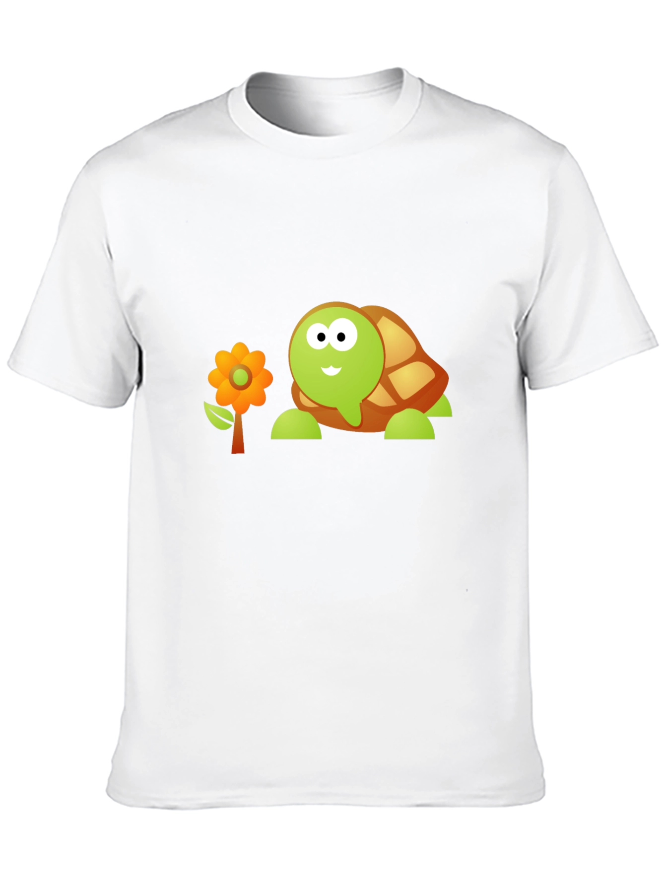 Black Cartoon Turtle Graphic Tee view 10