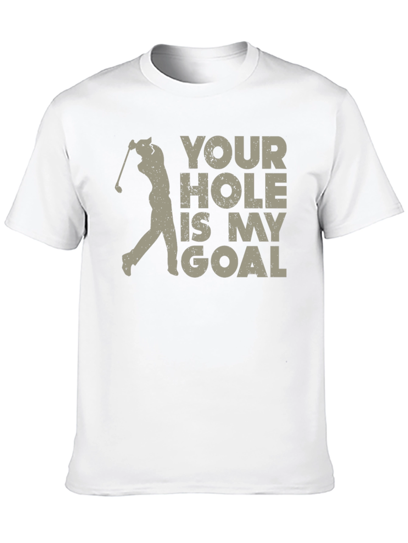 Black Your Hole Is My Goal Golf T-Shirt view 10