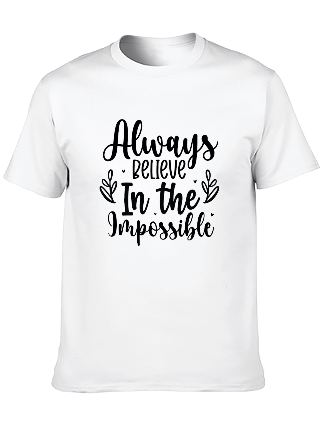 Black Believe in the Impossible Black Tee view 10