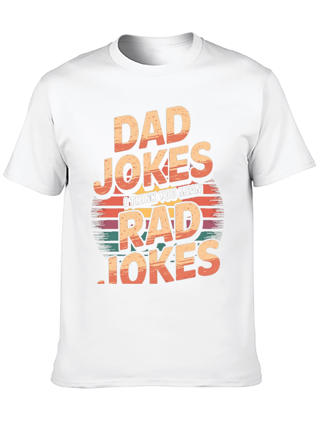 Black Dad Jokes Rad Jokes T-Shirt view 10