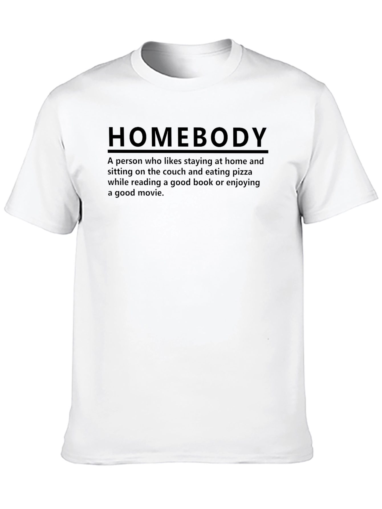 Black Homebody Definition T-Shirt view 10